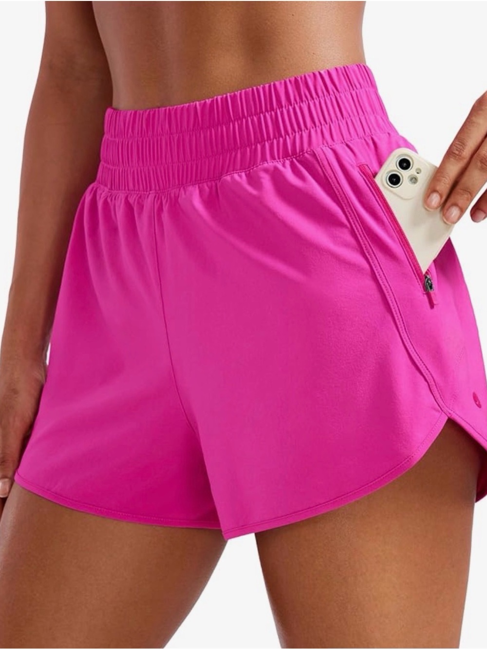 Women’s CRZ Yoga Pink Running Shorts